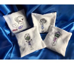 Stickdatei - Beauty Girls - Make up